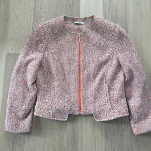 Sandro Tweed Cropped Blazer